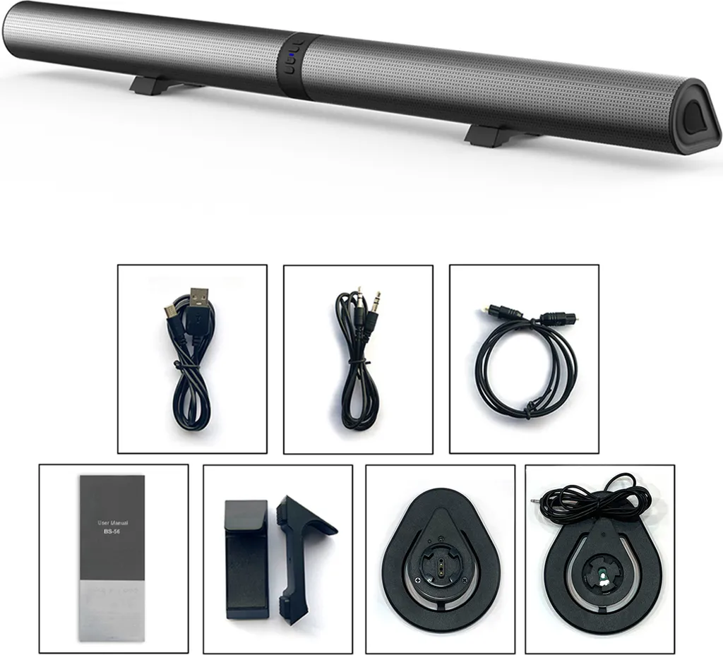 Enceinte PC Bluetooth à champ tridimensionnel et barrage sonore