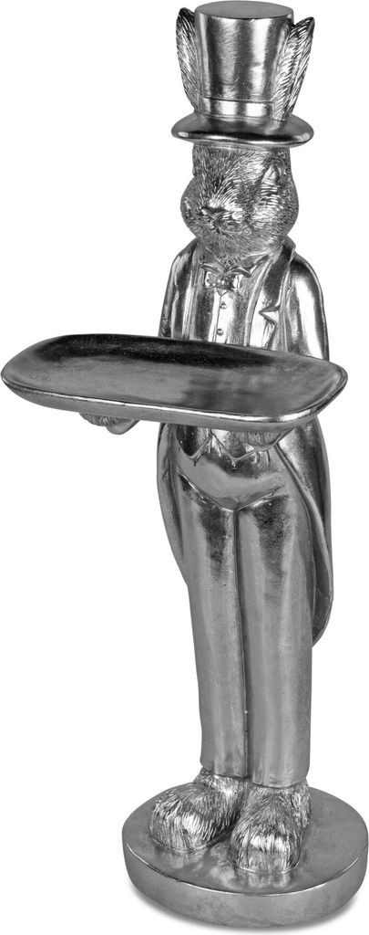 Formano Großer Hase Klassik 66 cm Antik-Silber Ostern Produktbild 