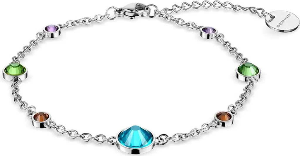 Bering Bracelet Arctic Symphony 652-17-180 Acier Inoxydable Maille 18cm