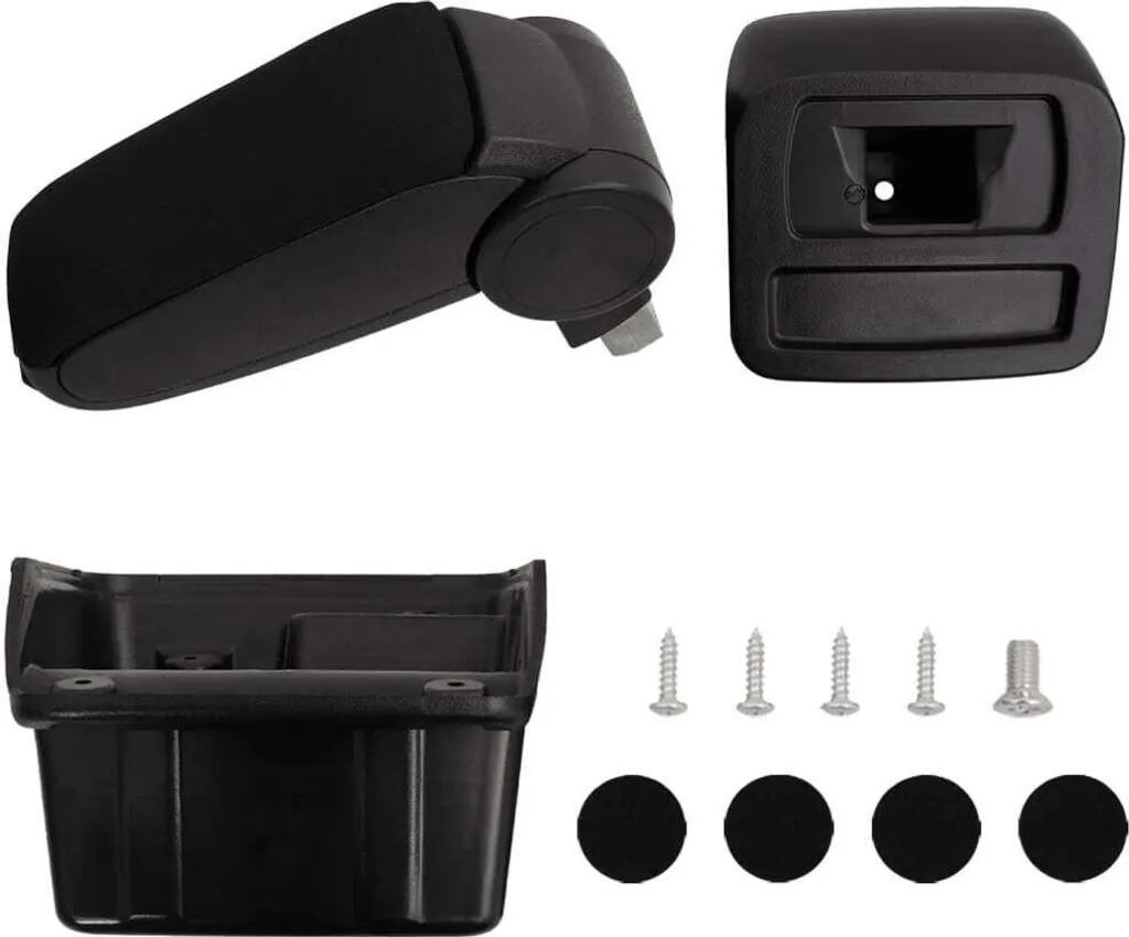 Accoudoir de voiture ergonomique pour long trajet noir réglable