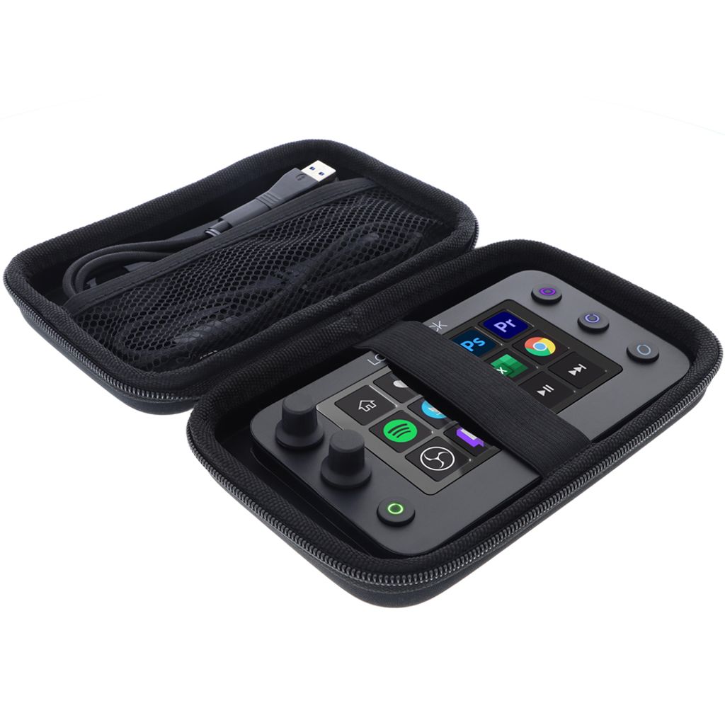 foto-kontor Tasche kompatibel mit Loupedeck Live S Schutzhülle Tragetasche Case - sicherer Schutz für unterwegs - schwarz
