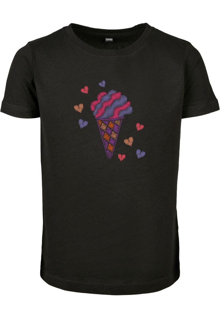 Mister Tee T-Shirt Kids Ice Cream Short Sleeve Tee Black-158/164