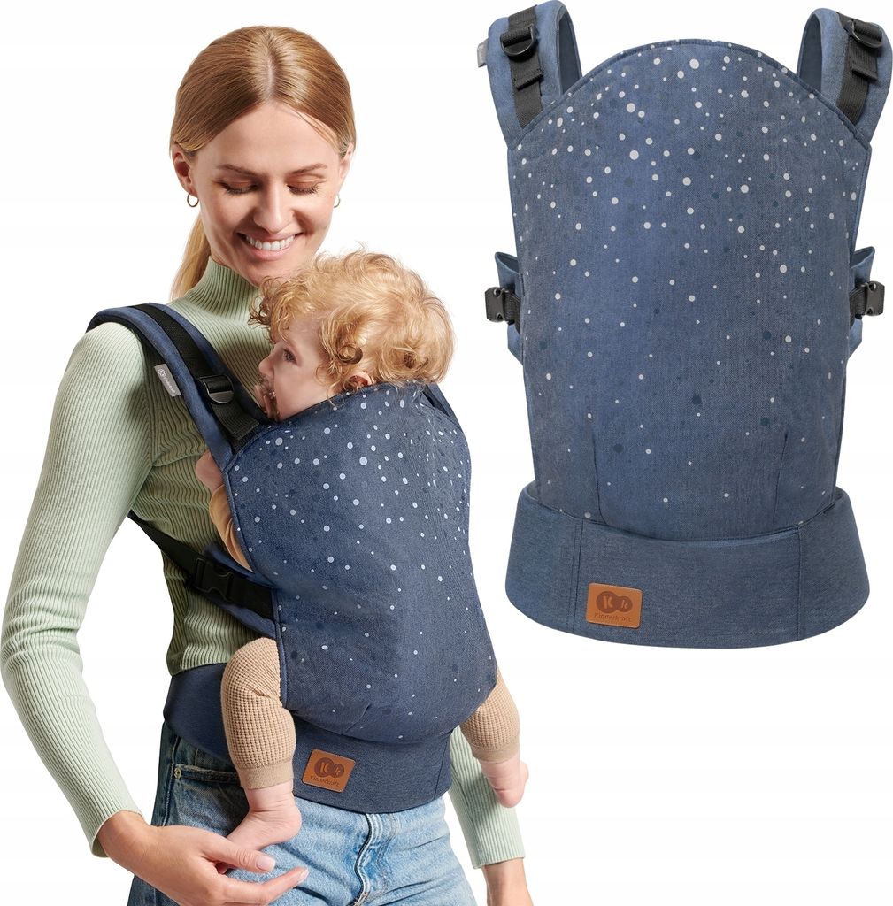 Nosidełko żołądkowe Kinderkraft NINO niebieskie Zdjęcie produktu 
