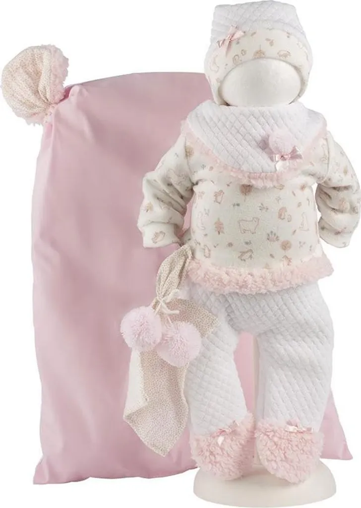 Cadeau enfant : Poupée Llorens 42 cm avec accessoires de dodo et robe