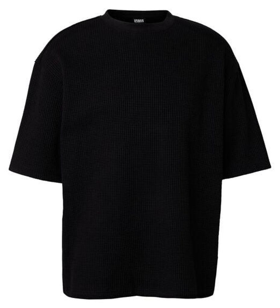 Urban Classics T-Shirt Herren Thermal Waffle Tee schwarz XL