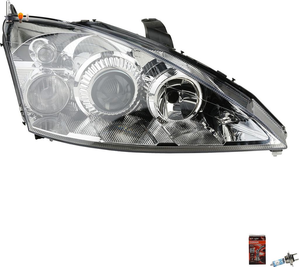 Johns, Scheinwerfer + Osram Night Breaker Laser passend für Ford Focus 98 Rechts 1152401