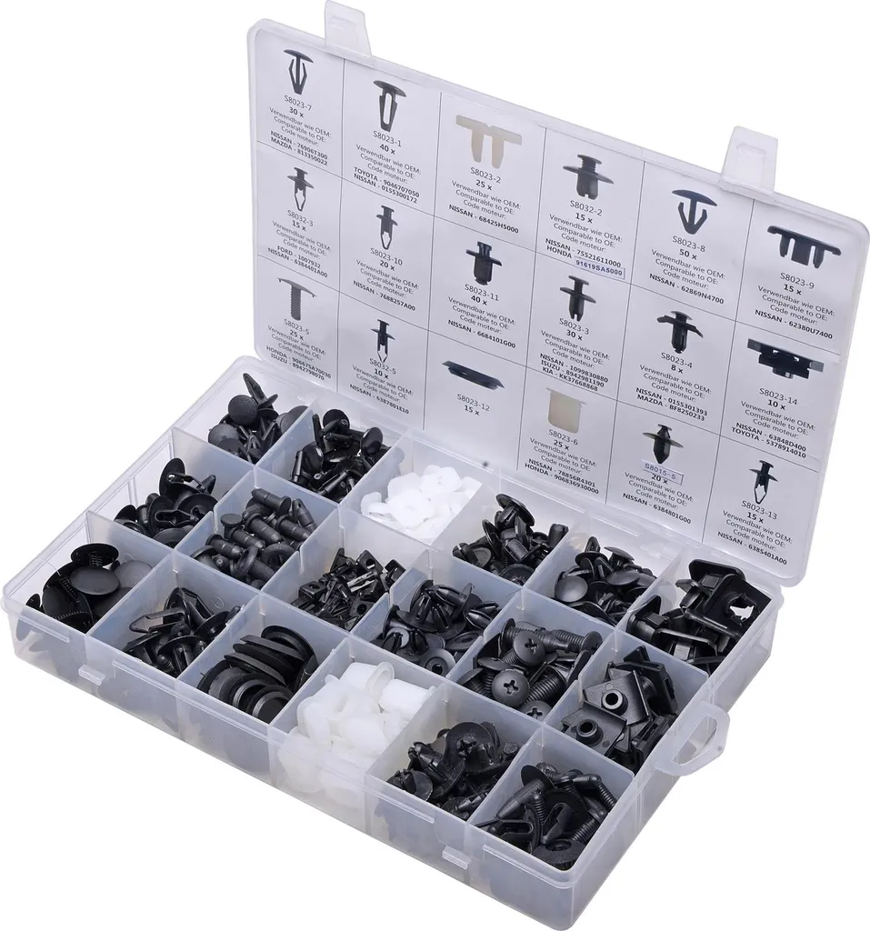 Réparez vos Fixations Nissan Cassées avec le Kit 408 Clips SW-Stahl S8023