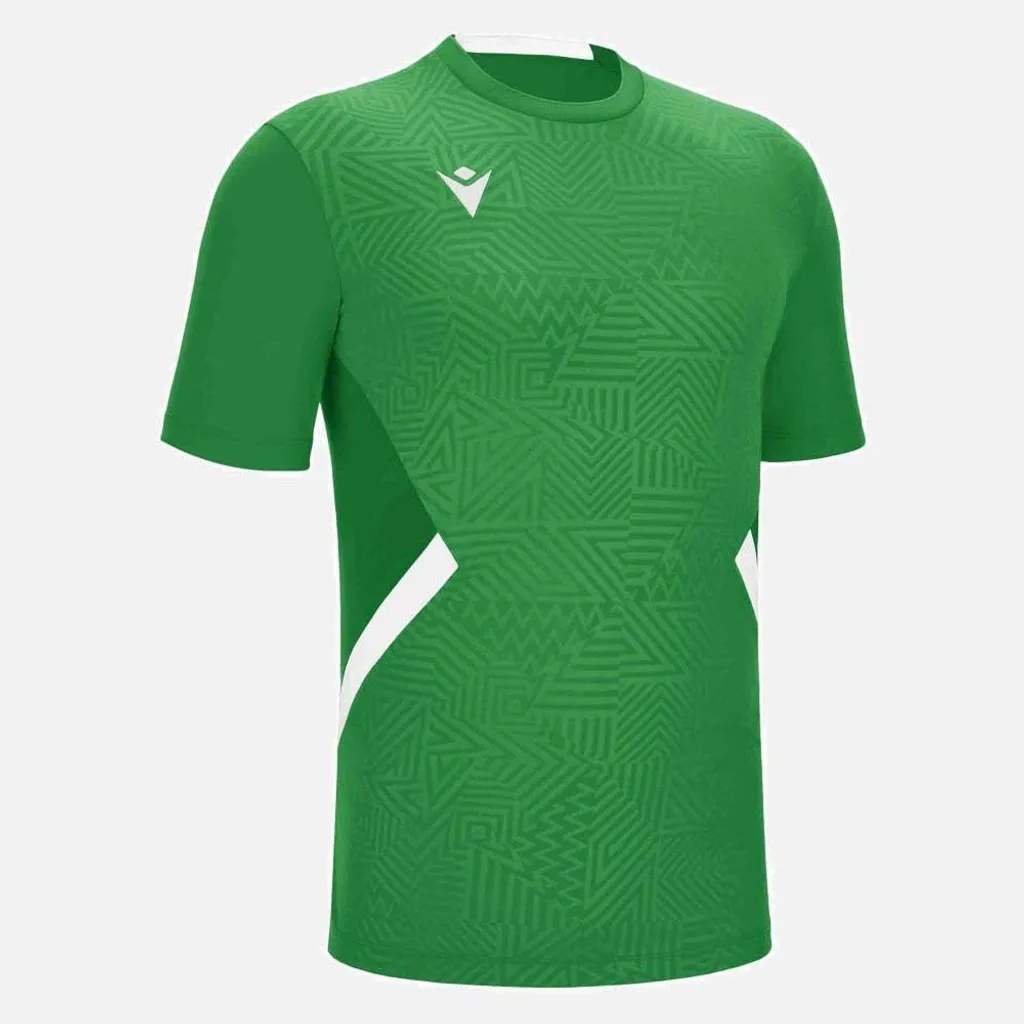 Maillot Respirant Macron Victory Shedir Vert et Blanc Taille XL Confort