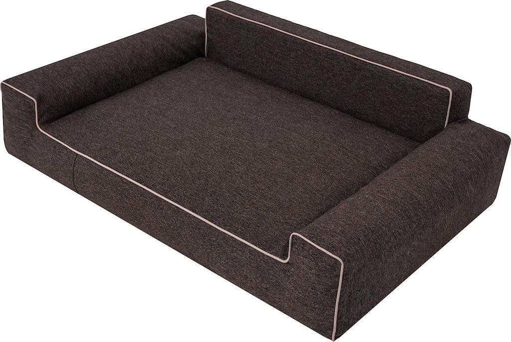 Pillowprim Hundebett Glamour -115x80cm- elegantes Sofa-Kissen für Hunde, weich & waschbar