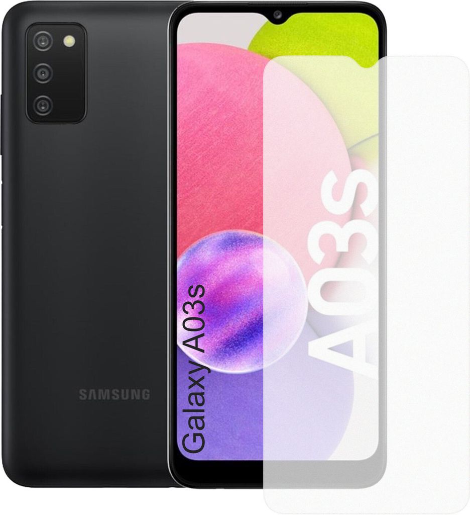 Display-Schutzfolie Displayschutz-Glas 9H Glas für Samsung Galaxy A03s