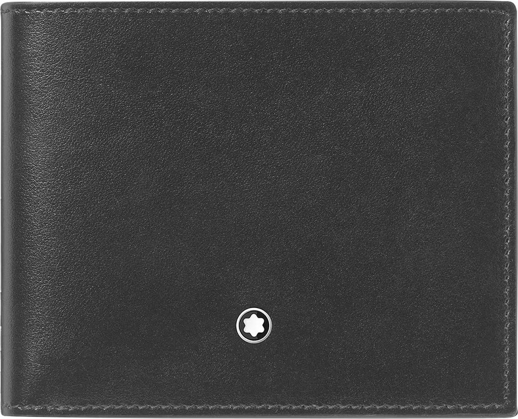 Montblanc Geldbörse Uni Meisterstück 6 Fächer Schwarz Produktbild 