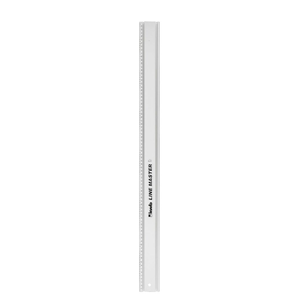 kwb LINE MASTER Präzisionslineal - Aluminium, 800-mm Universal-Führungsschiene für Kreissäge, Stichsäge und Oberfräse