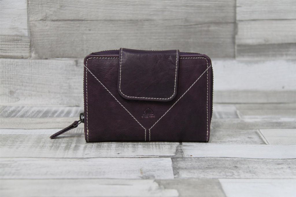 Greenburry Tumble Nappa Geldbörse Leder 14 cm