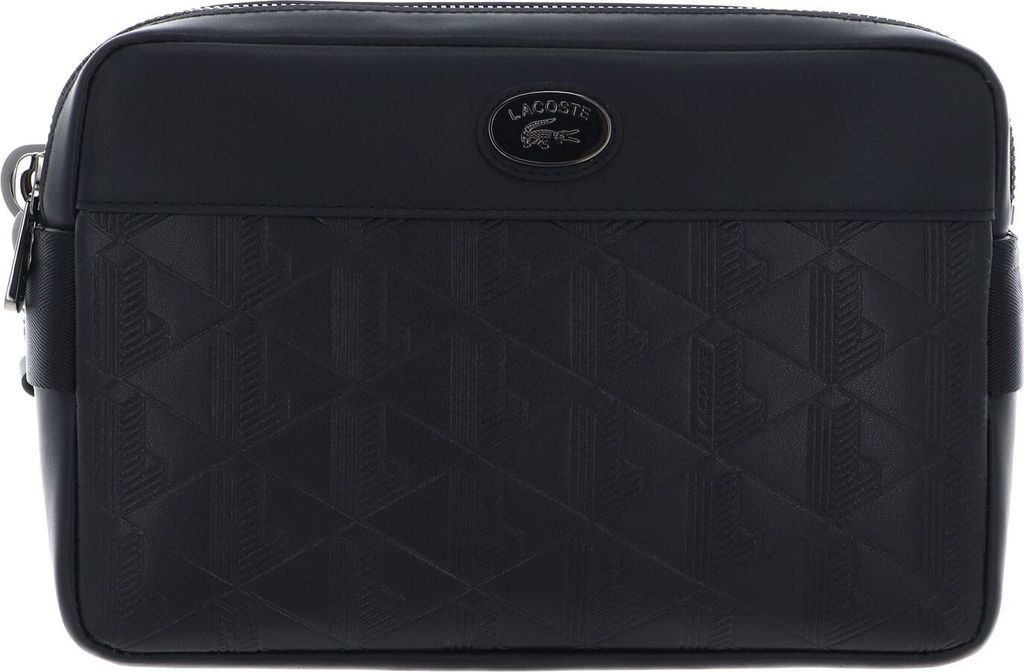 LACOSTE Handgelenktasche Nomogramme Clutch Noir schwarz