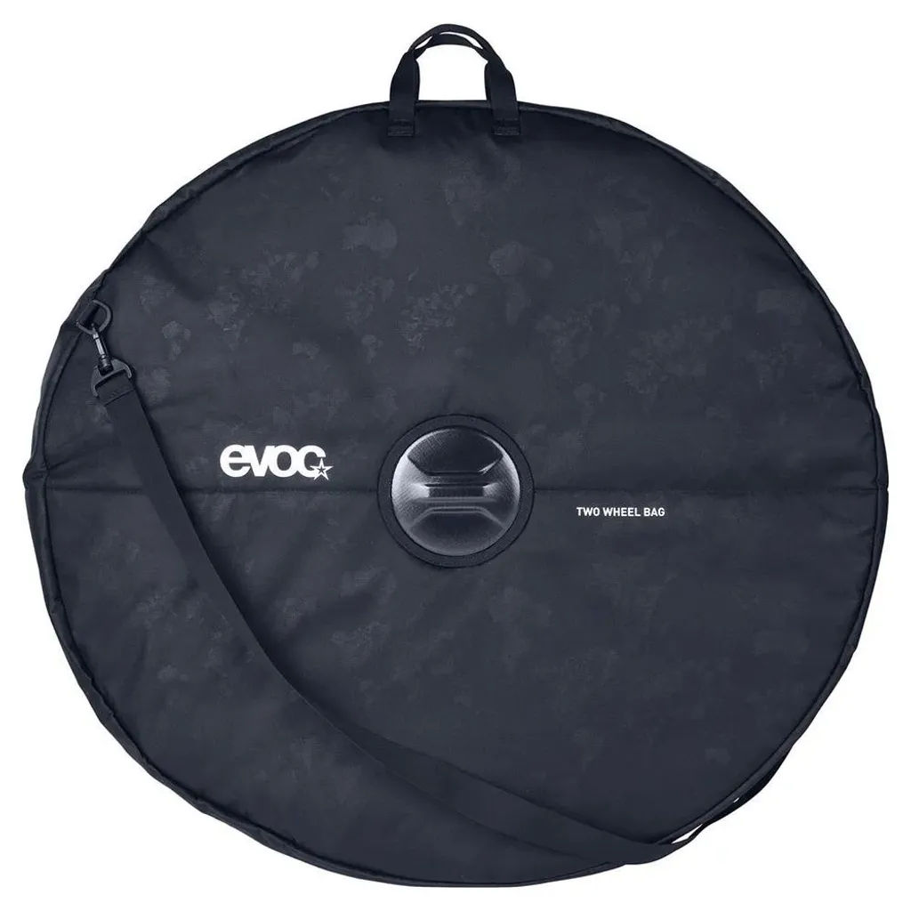 Sacoche de vélo Evoc Two Noir compacte avec fixation rapide et sûre