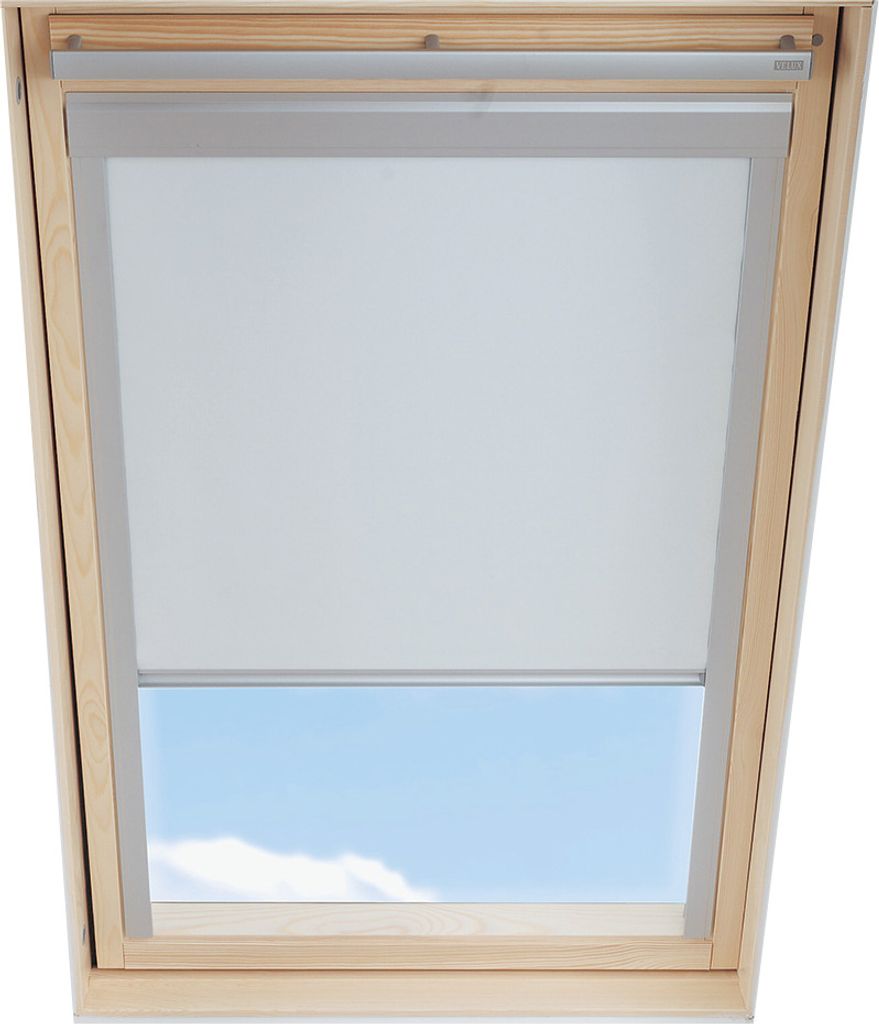 ITZALA Verdunkelungsrollo kompatibel mit VELUX Dachfenster UK08, Weiss