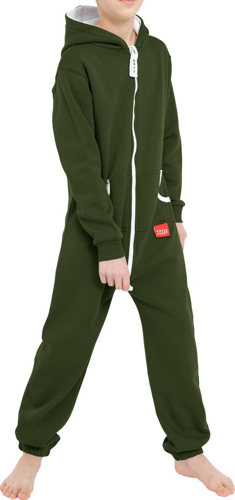 Basisstoff Yuppie Kinder Jumpsuit Jungen Mädchen Overall Produktbild 