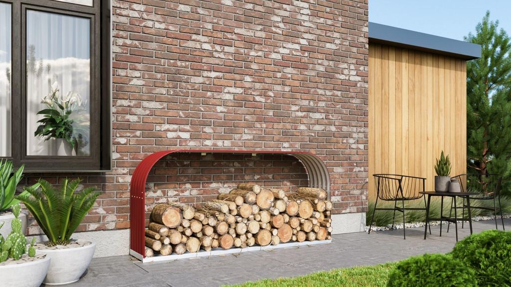 Vitavia Kaminholzregal "Lignum 401" rubin 40 x 210 x 100 cm (quer)