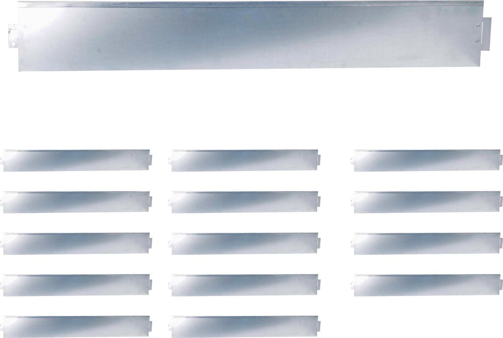 Relaxdays Graskant, set van 15 stuks, HxB: 15 x 100 cm, Productafbeelding 