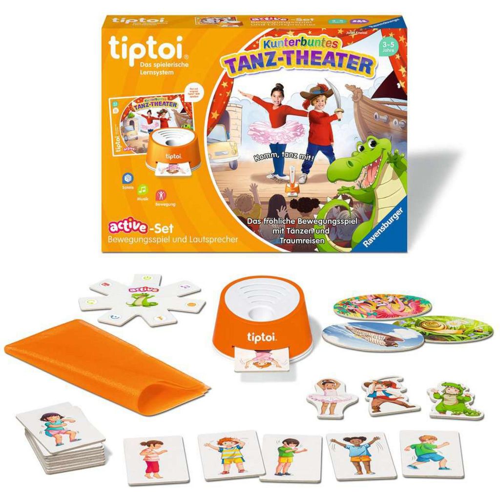 Ravensburger tiptoi ACTIVE Set Farebné tanečné divadlo Obrázok produktu 