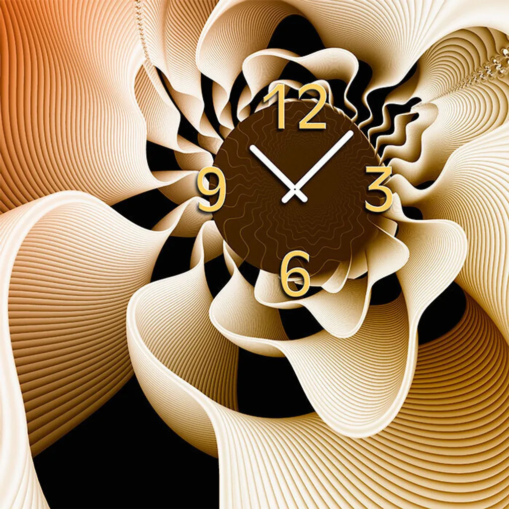 6145 Orologio da parete di design Dixtime, orologi da parete, orologio da ufficio moderno 30cm x 30cm