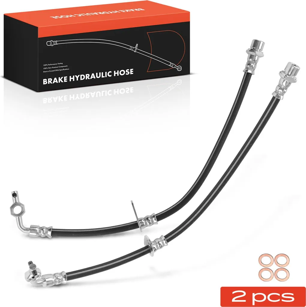 2 Flexibles de Frein Avant Frankberg pour Toyota Land Cruiser 100 J1 UZJ1