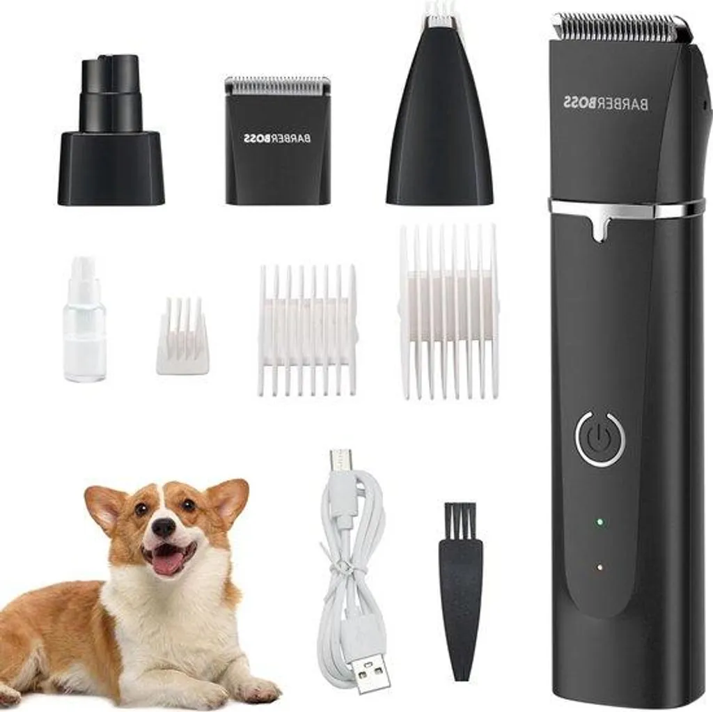 Tondeuse Chien Poils Épais Professionnelle QR-9092 sans Fil Puissante
