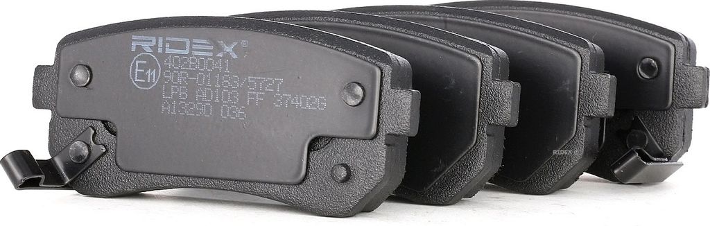 RIDEX Bremsbeläge Satz Hinten für HYUNDAI Tucson (TL, TLE) Produktbild 