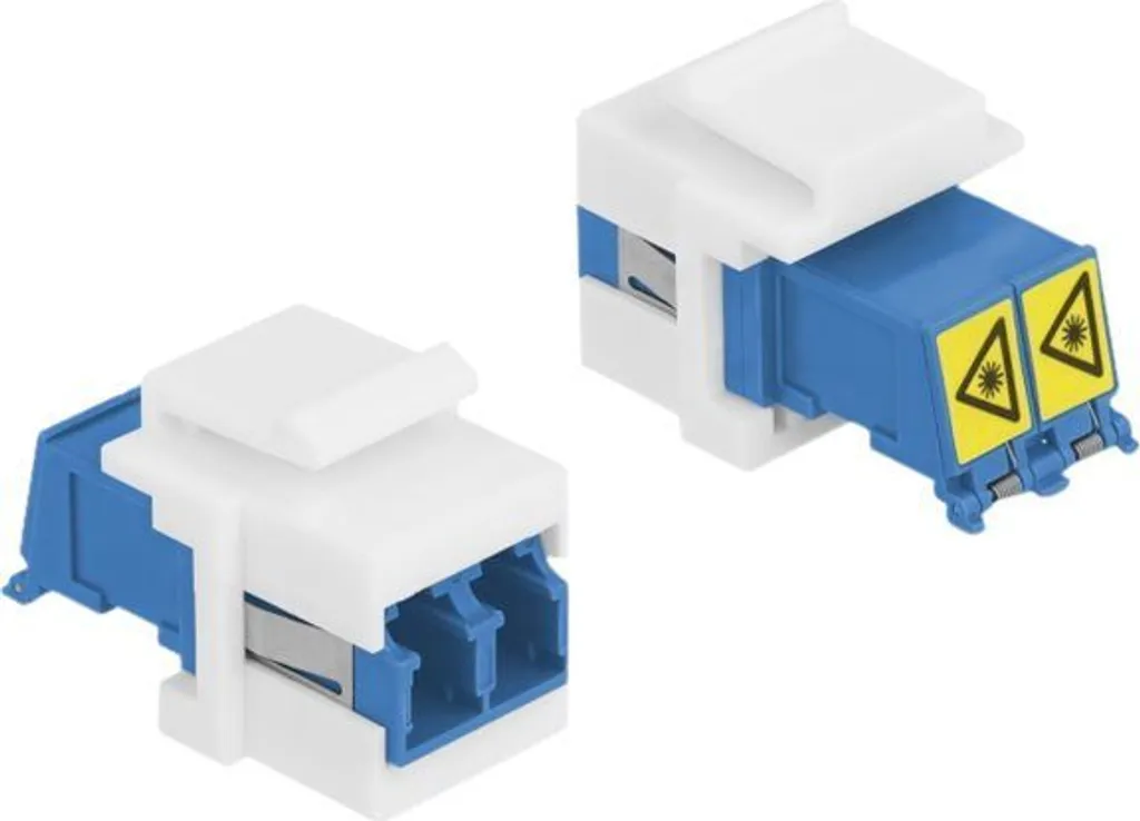 Adaptateur Fibre Optique LC Duplex Keystone pour Installation Réseau FTTH