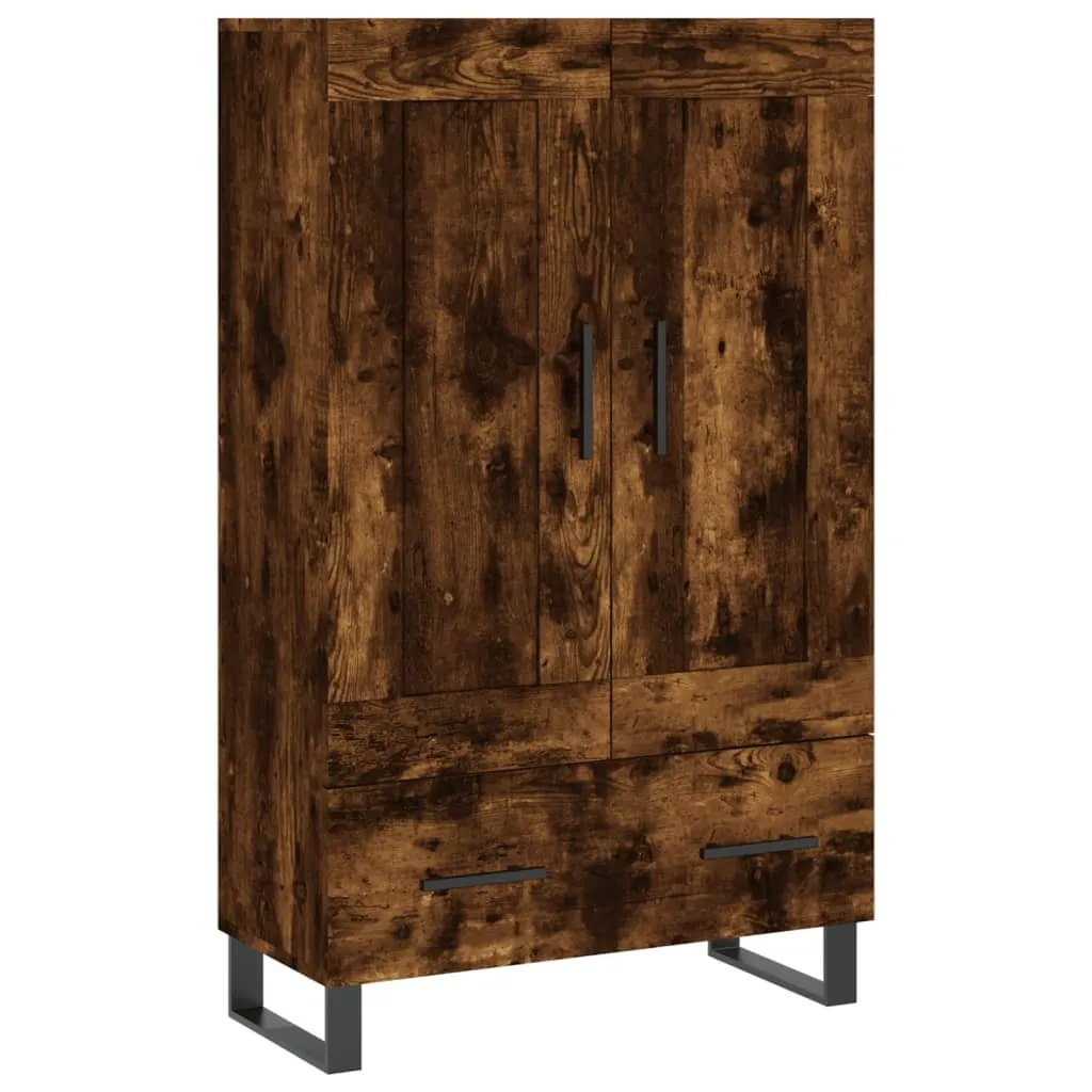 SYFAX™ Credenza Design Rovere Fumo: Mobile Alto in Multistrato