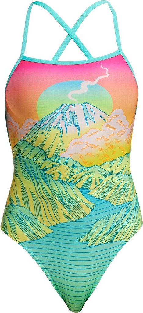 Funkita Candy Climb Badeanzug für Damen, Größe:34