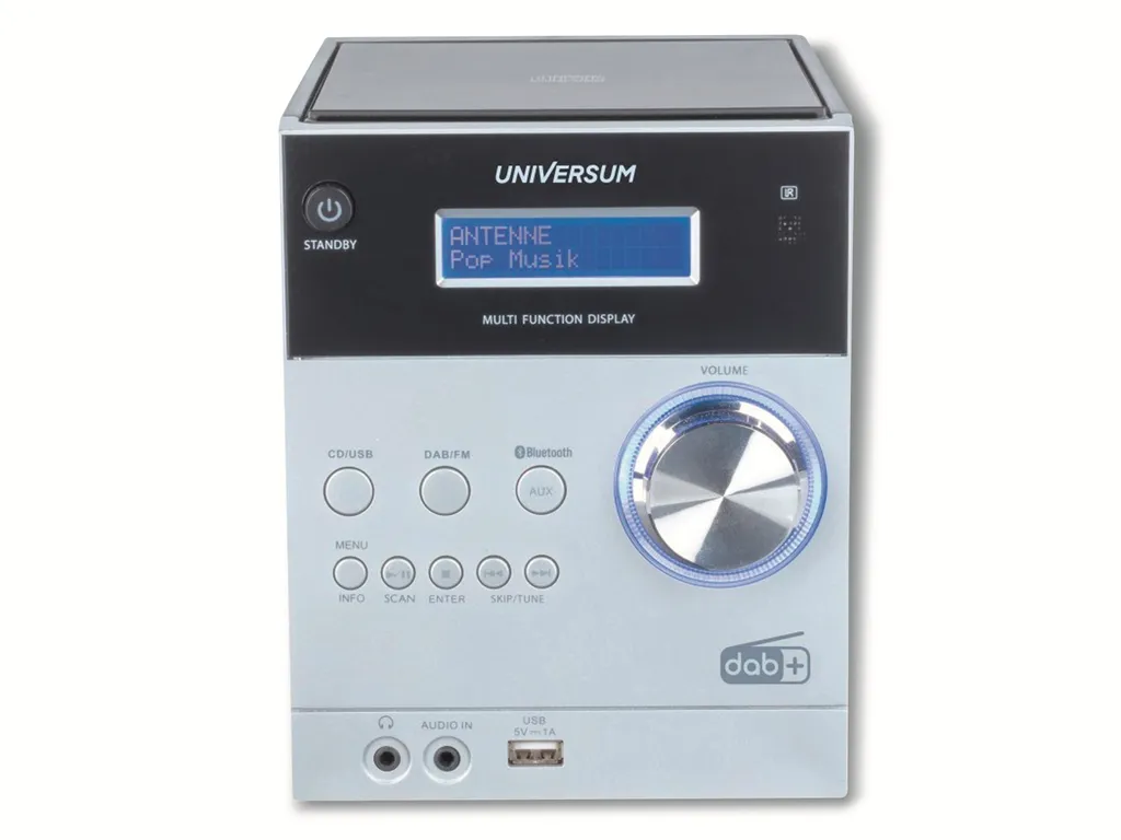 Chaîne Stéréo Universum MS 300 DAB+ Bluetooth Argent avec Télécommande - 3
