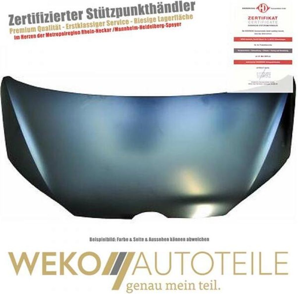 Motorhaube DIEDERICHS 2236000 für VW Produktbild 