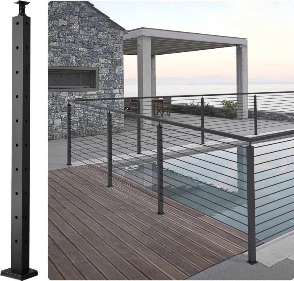 Eleganza e Sicurezza: Parapetto Angolare a L per la tua Casa Moderna