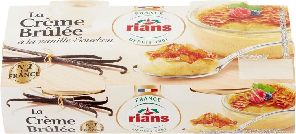 Deser Rians Crème brûlée 2 x 100 g Zdjęcie produktu 