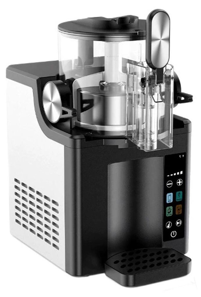 LED Slush-Maschine 1,8L, 4 Programme, Selbstreinigung, für Restaurants, Imbisswagen und Getränkeläden