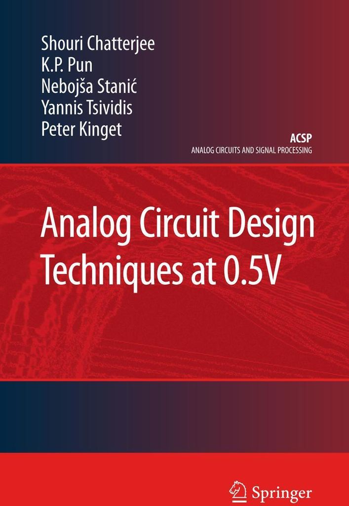 Analog Circuit Design Techniques at 0.5V