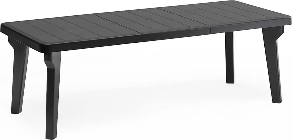 Tavolo da giardino allungabile 160-220x90cm in polipropilene Bergen