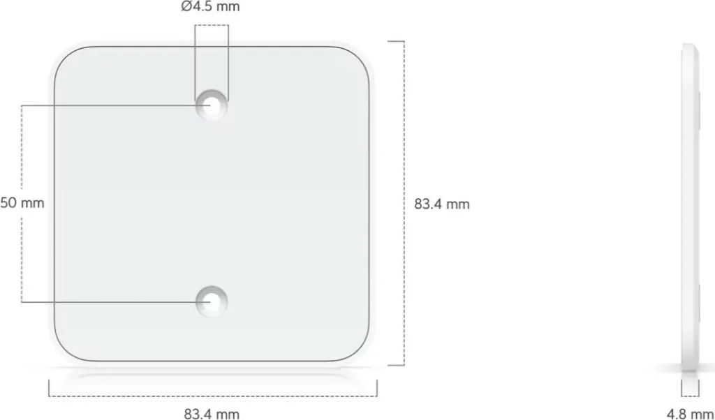 Support Mural Ubiquiti UX7 Blanc pour Optimiser le Signal Wi-Fi Mural - 5