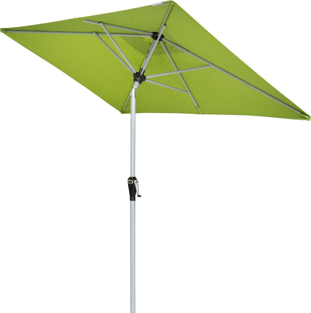 Doppler Active Auto Tilt 200 x 300 cm Sonnenschirm 5 Farben Mittelmastschirm 461437 836 Fresh Green
