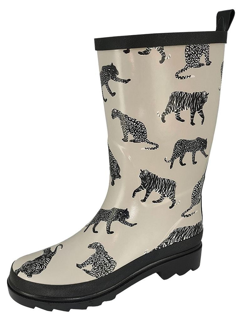 BECK Damen Gummistiefel Raubkatzen Produktbild 