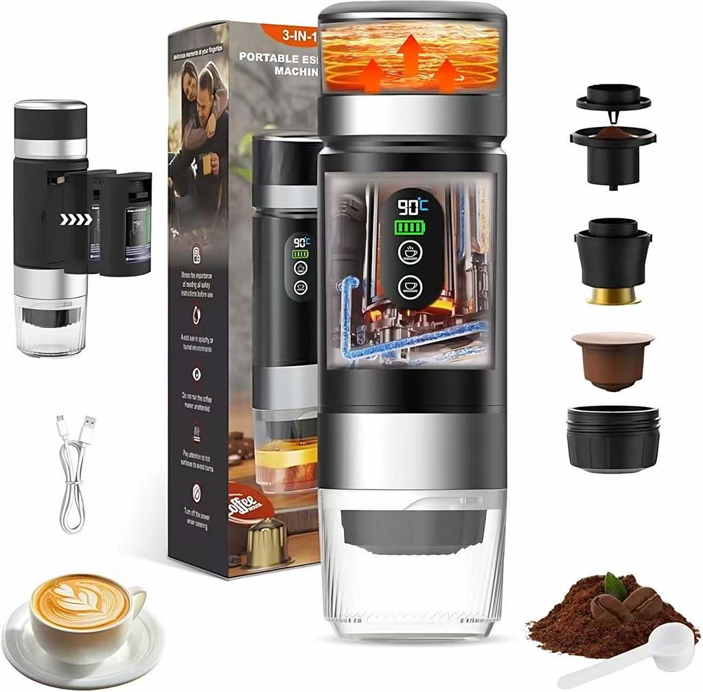 Tragbare Espressomaschine 3-in-1, elektrische Produktbild 