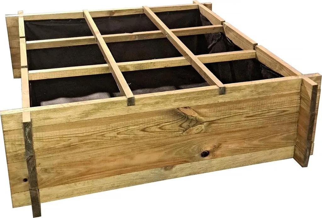 Carré potager Iris : cultivez sans mal de dos dans ce bac en bois
