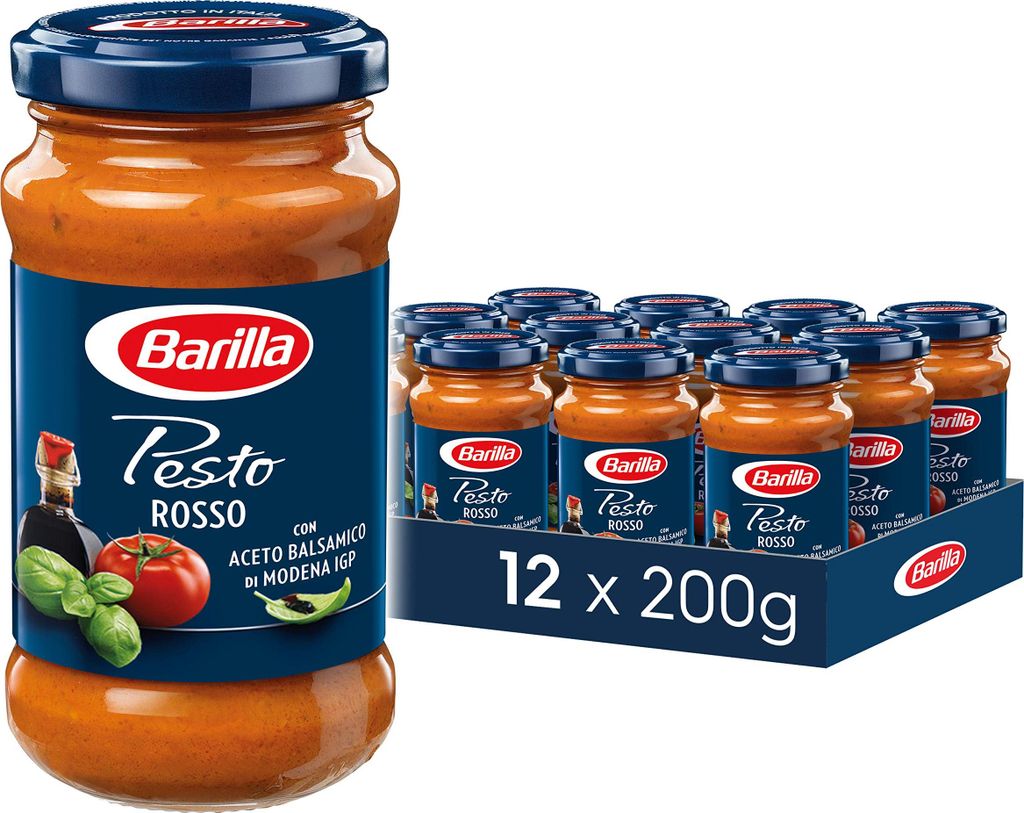Barilla rotes Pesto Rosso, 12er Pack (12x200 g)