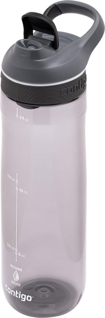 Contigo Trinkflasche Cortland - 100% Auslaufsicher Mit AUTOSEAL-Technologie - Mit Karabiner Und Trageschlaufe
