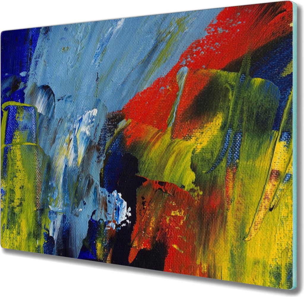Coloray Hackbrett Kochplattenabdeckung Herdabdeckplatte 60x52 cm Schneidebrett Küchenbrett - daubs brush