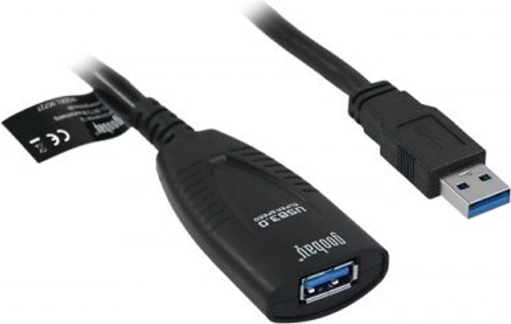 Goobay 5m USB 3.0, 5 m, USB A, USB A, USB 3.2 Gen 1 (3.1 Produktbild 