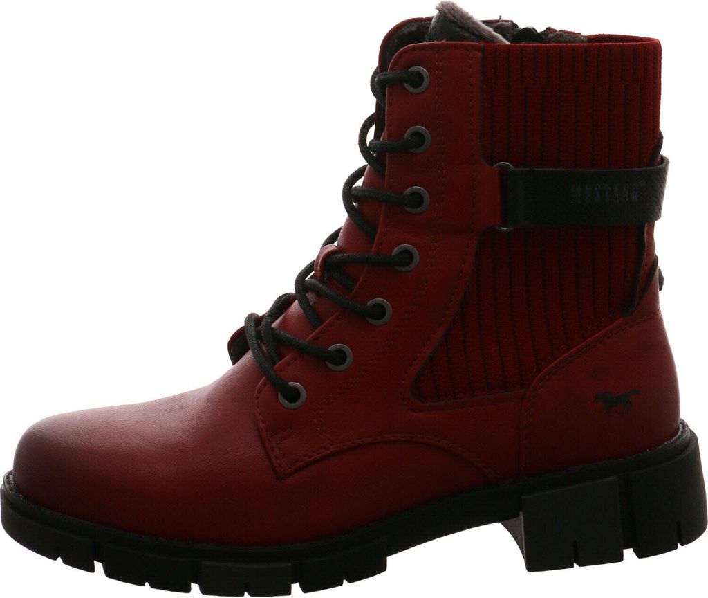 MUSTANG Stiefelette Damen rot 38 Stiefeletten