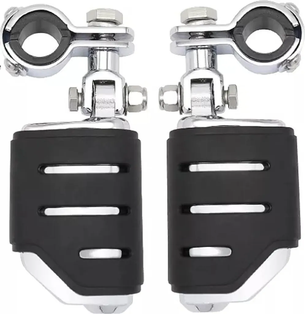 Pedane Highway SF2 Cromo Moto - Supporto Paramotore per Viaggi