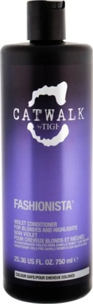 Catwalk Fashionista Violet Conditioner Tigi 750ml - Soin déjaunisseur